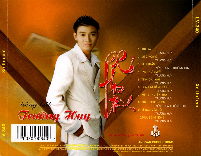 Làng Văn CD340 - Xé Thư Tình