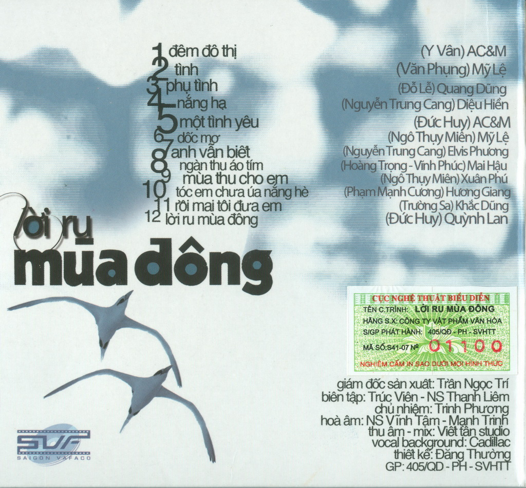 Vafaco CD - Lời Ru Mùa Đông