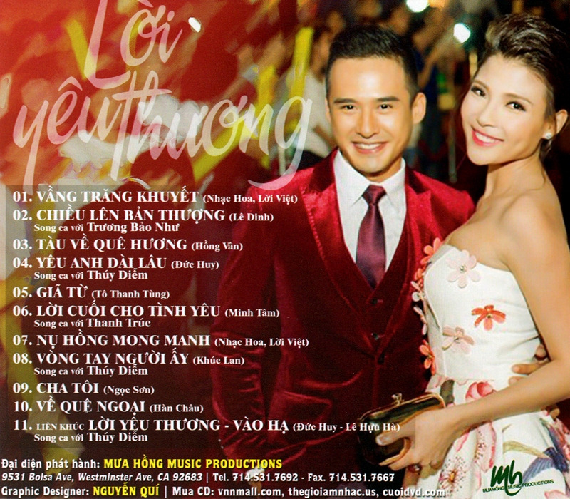 Mưa Hồng CD - Lời Yêu Thương