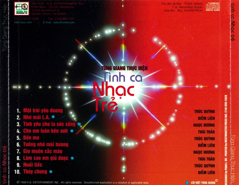 Hương Quê CD - Tình Ca Nhạc Trẻ