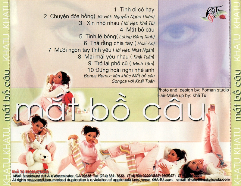 Khả Tú CD - Mắt Bồ Câu