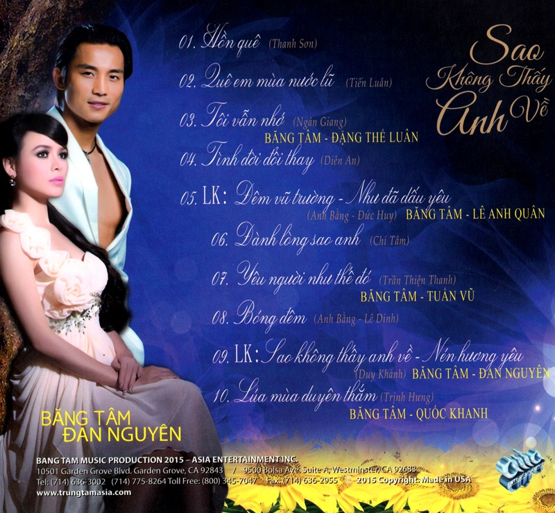 Asia CD - Sao Không Thấy Anh Về