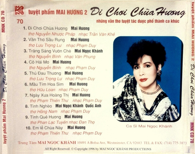 Mai Ngọc Khánh CD070 - Đi Chơi Chùa Hương