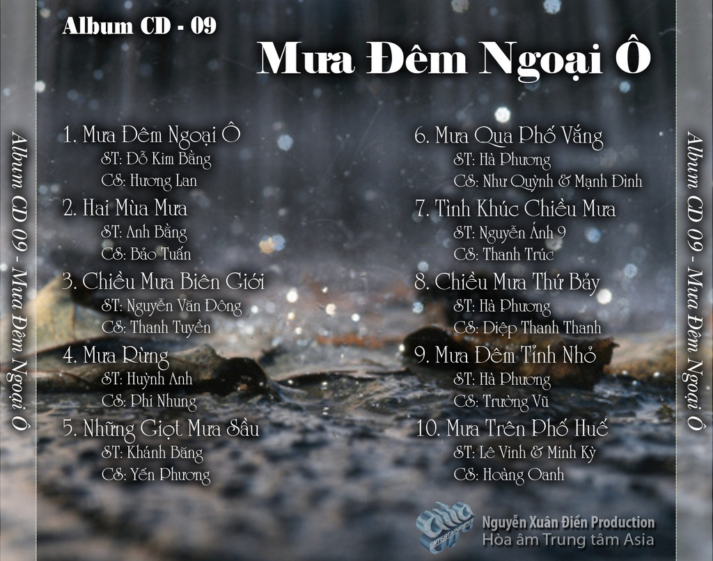 Asia CD - Mưa Đêm Ngoại Ô