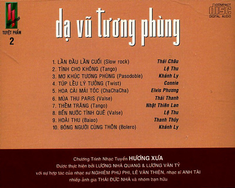 Hương Xưa CD - Tuyệt Phẩm 2 - Dạ Vũ Tương Phùng