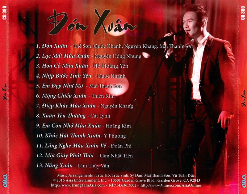 Asia CD380 - Đón Xuân
