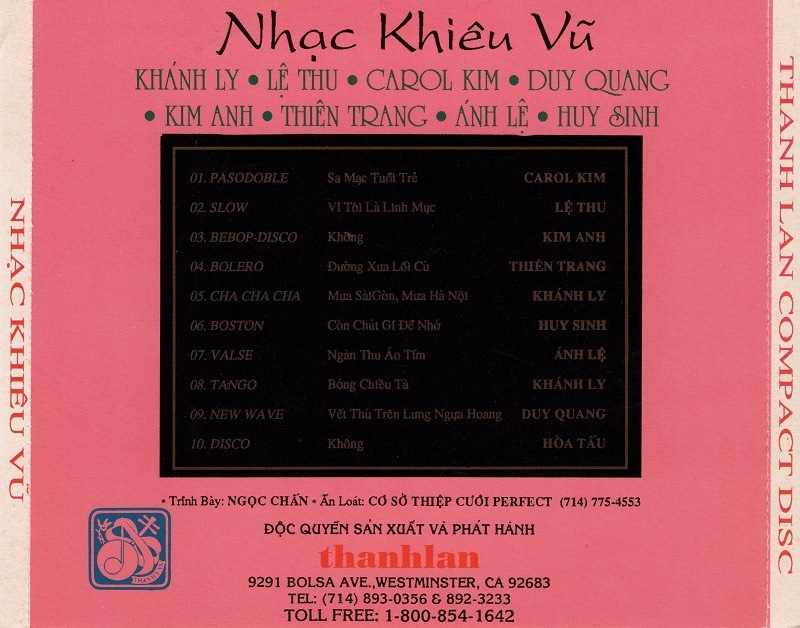 Thanh Lan CD33 - Nhạc Khiêu Vũ