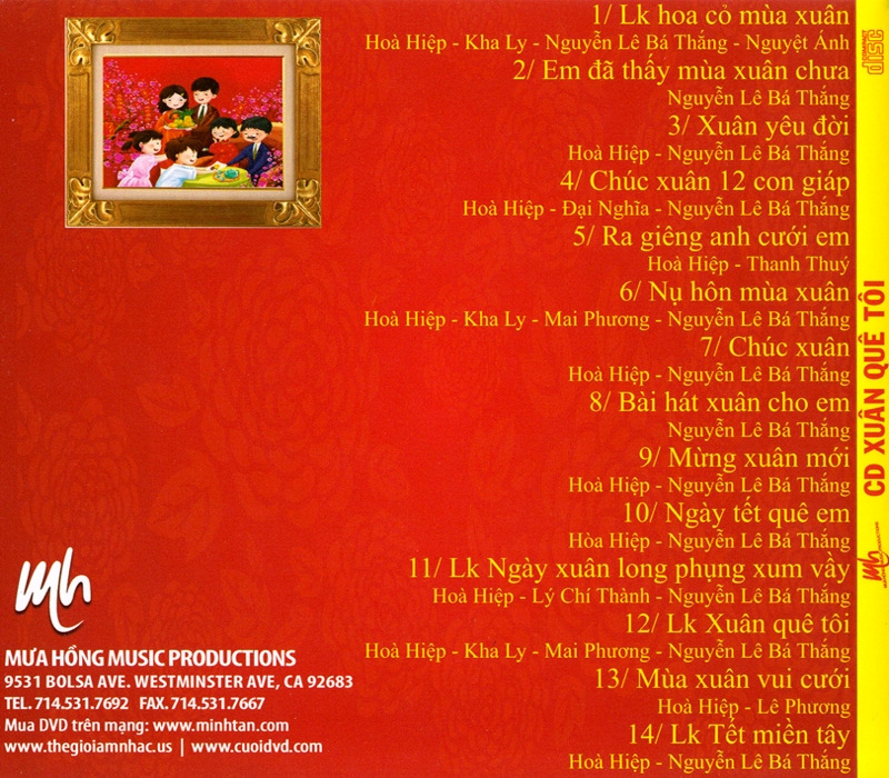 Mưa Hồng CD - Xuân Quê Tôi