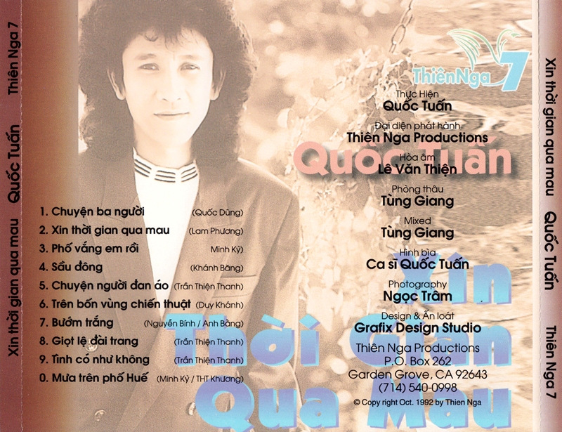 Thiên Nga CD007 - Xin Thời Gian Qua Mau