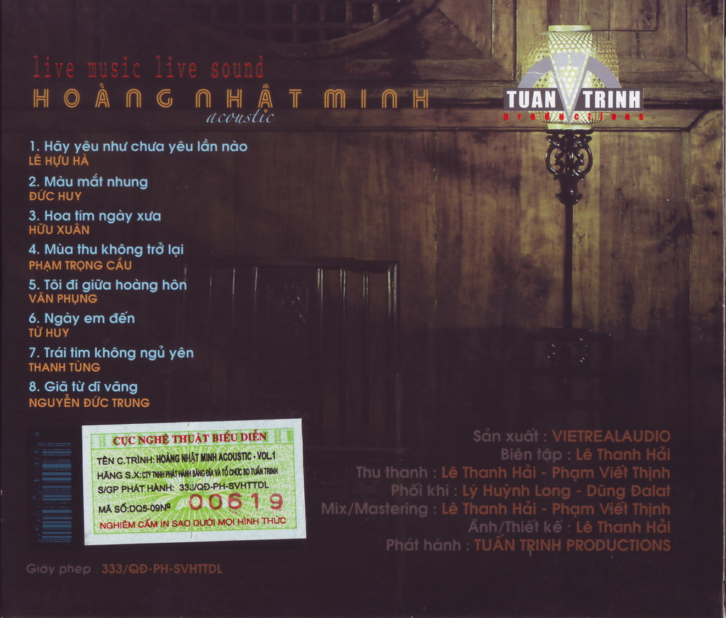 Tuấn Trinh CD - Hoàng Nhật Minh Acoustic