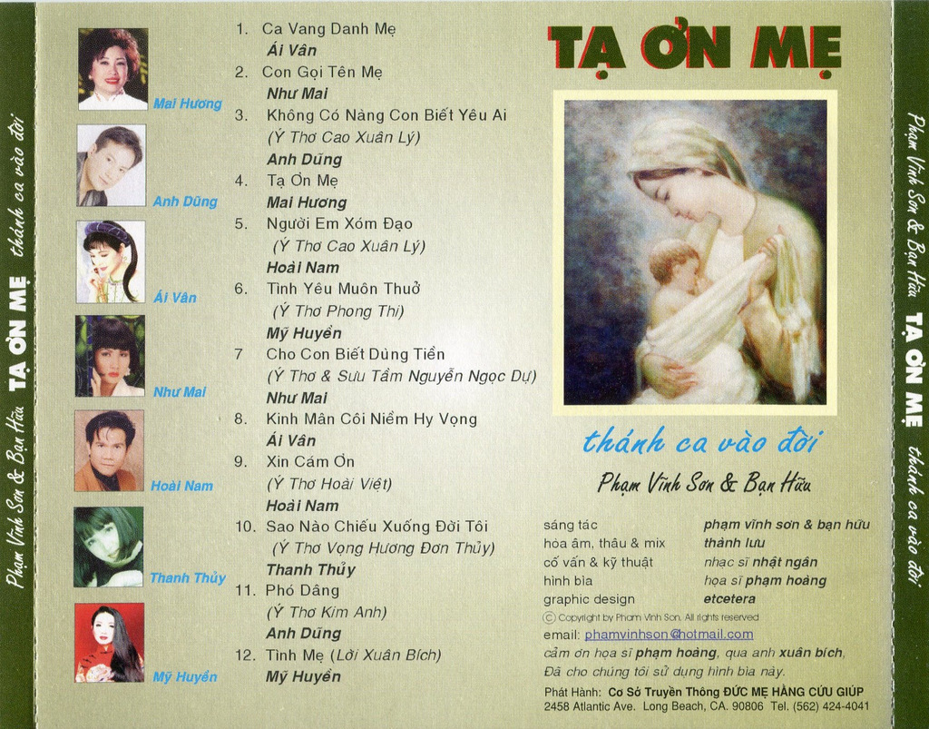 Tạ Ơn Mẹ - Thánh Ca Vào Đời