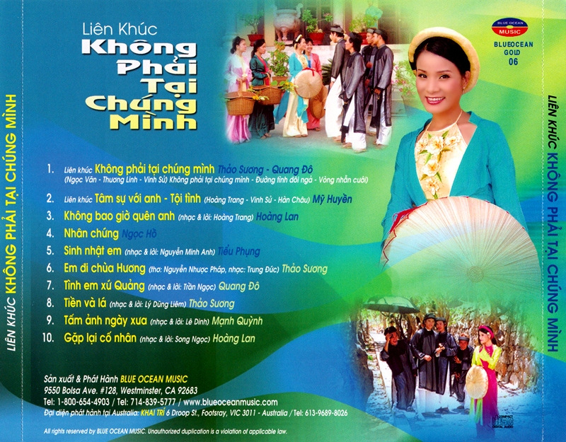 Blue Ocean Gold CD006 - Liên Khúc Không Phải Tại Chúng Mình