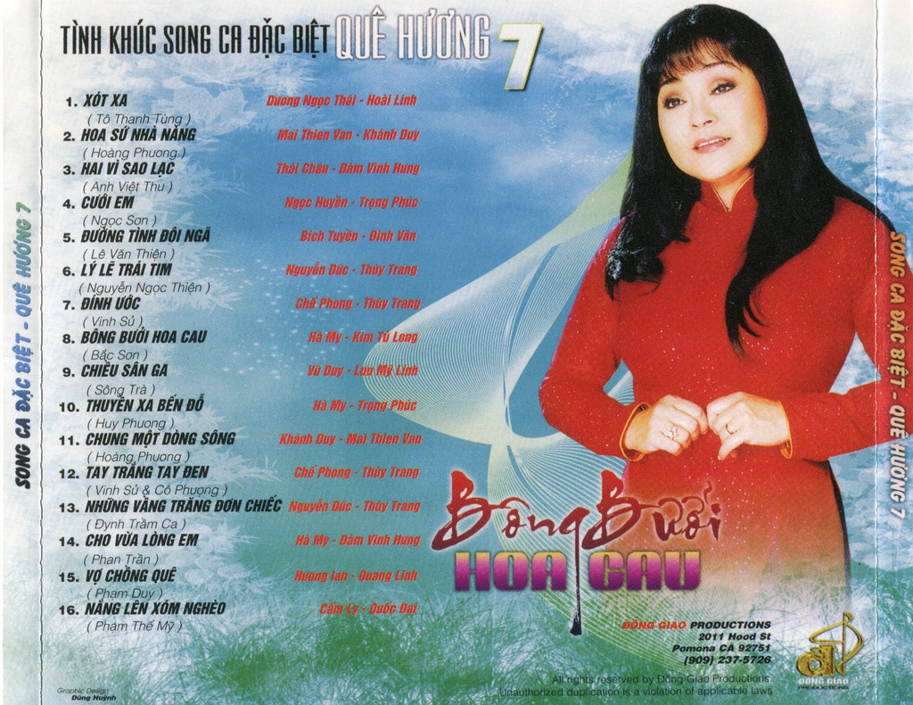 Đồng Giao CD - Song Ca Quê Hương 7 - Bông Bưởi Hoa Cau