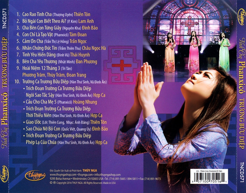 Thúy Nga CD 571 - Tình Cha Phanxico Trương Bửu Điệp
