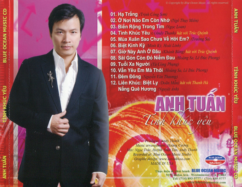 Blue Ocean CD - Tình Khúc Yêu