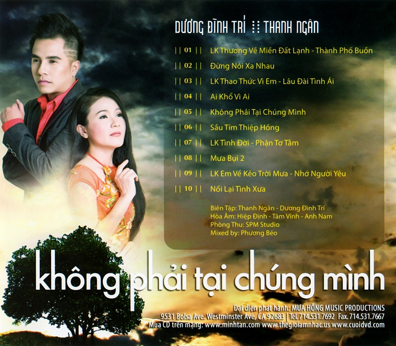 Mưa Hồng CD - Không Phải Tại Chúng Mình