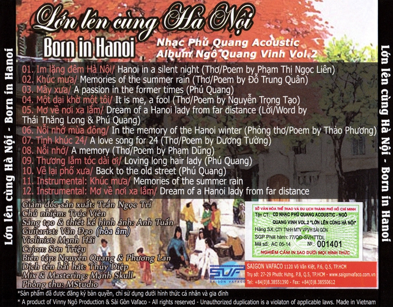 Vafaco CD - Lớn Lên Cùng Hà Nội