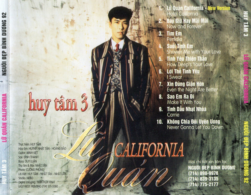 Người Đẹp Bình Dương CD - Lữ Quán California