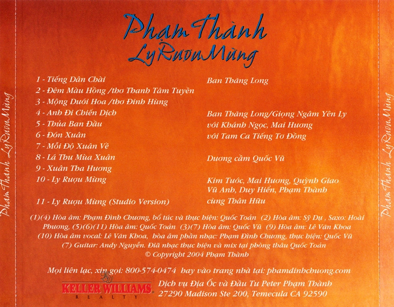 Phạm Thành CD - Ly Rượu Mừng