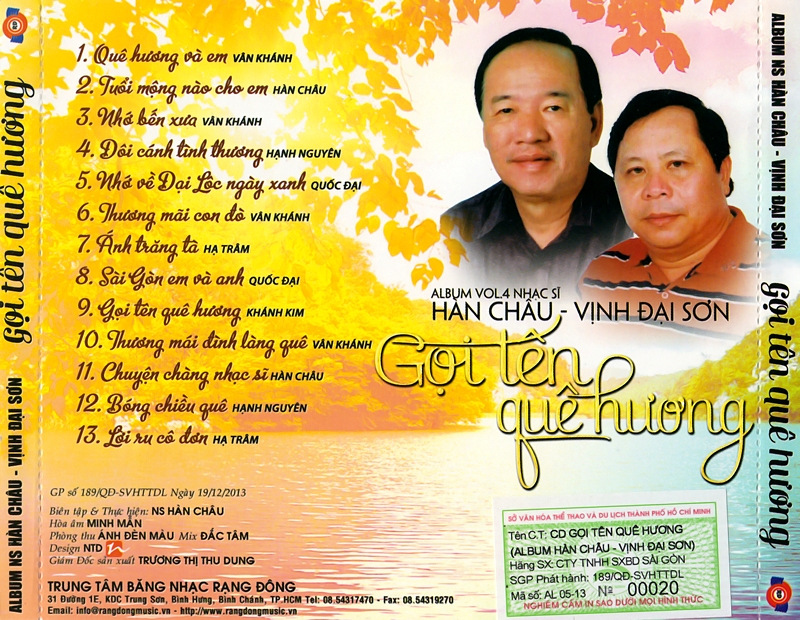 Sài Gòn CD - Gọi Tên Quê Hương