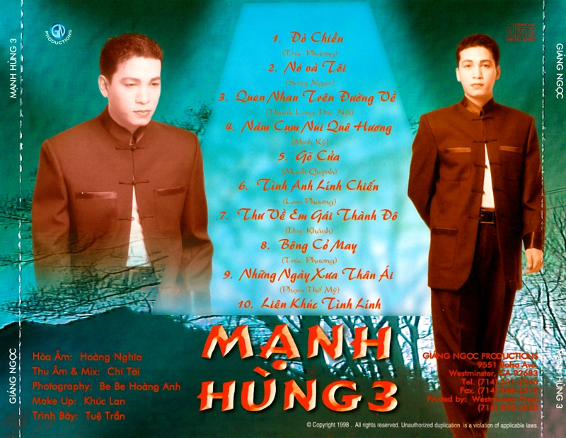 Giáng Ngọc CD - Năm Cụm Núi Quê Hương