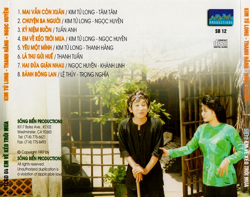 Sóng Biển CD012 - Em Về Kẻo Trời Mưa