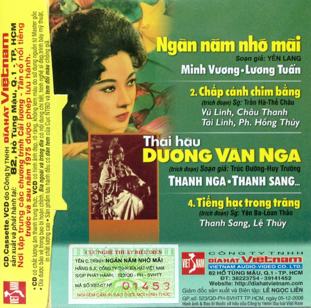 Đĩa Hát Việt Nam CD - Ngàn Năm Nhớ Mãi