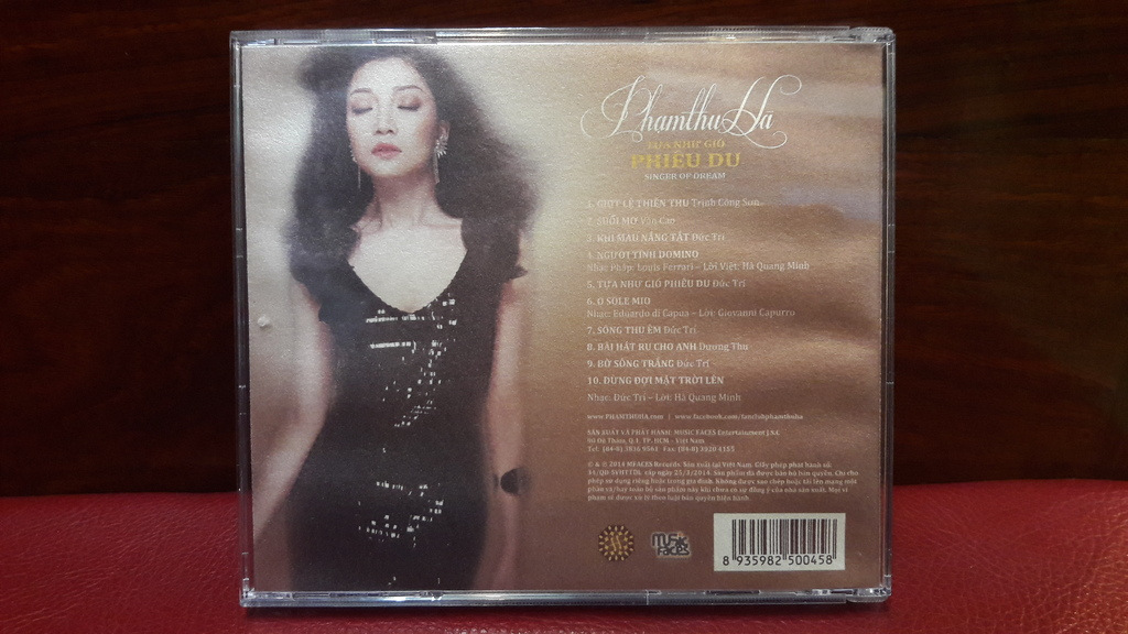 Music Faces CD - Phạm Thu Hà - Tựa Như Gió Phiêu Du