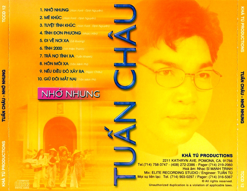 Khả Tú CD012 - Nhớ Nhung