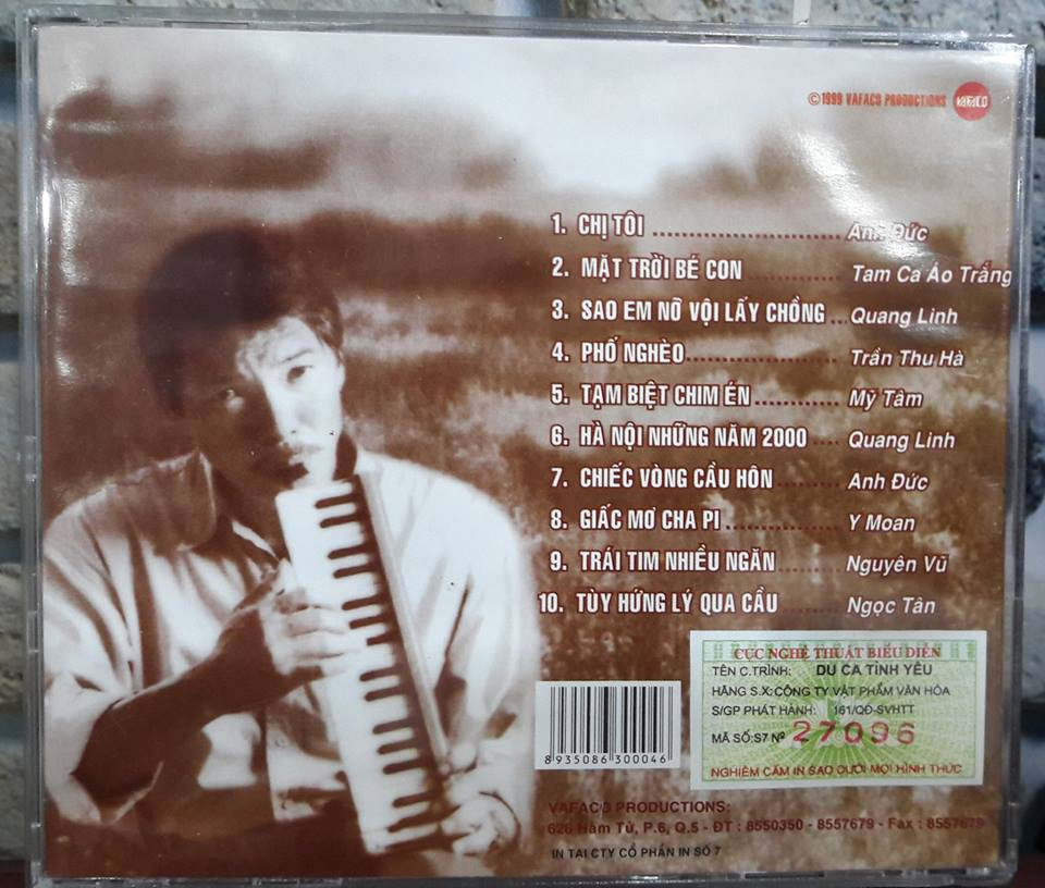 Vafaco CD - Chị Tôi, Du Ca Tình Yêu