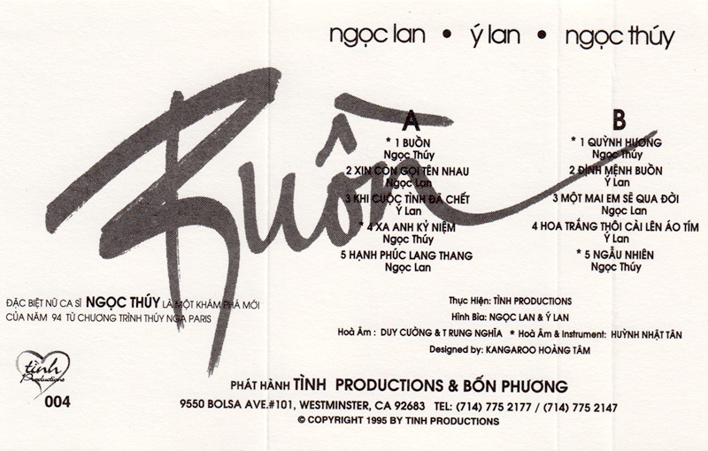 Tape Tình 004 - Buồn