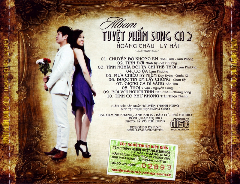 Khoa & Cường Vina CD - Tuyệt Phẩm Song Ca 2