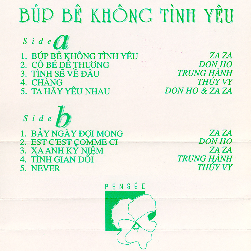 Tape Pensee - Búp Bê Không Tình Yêu