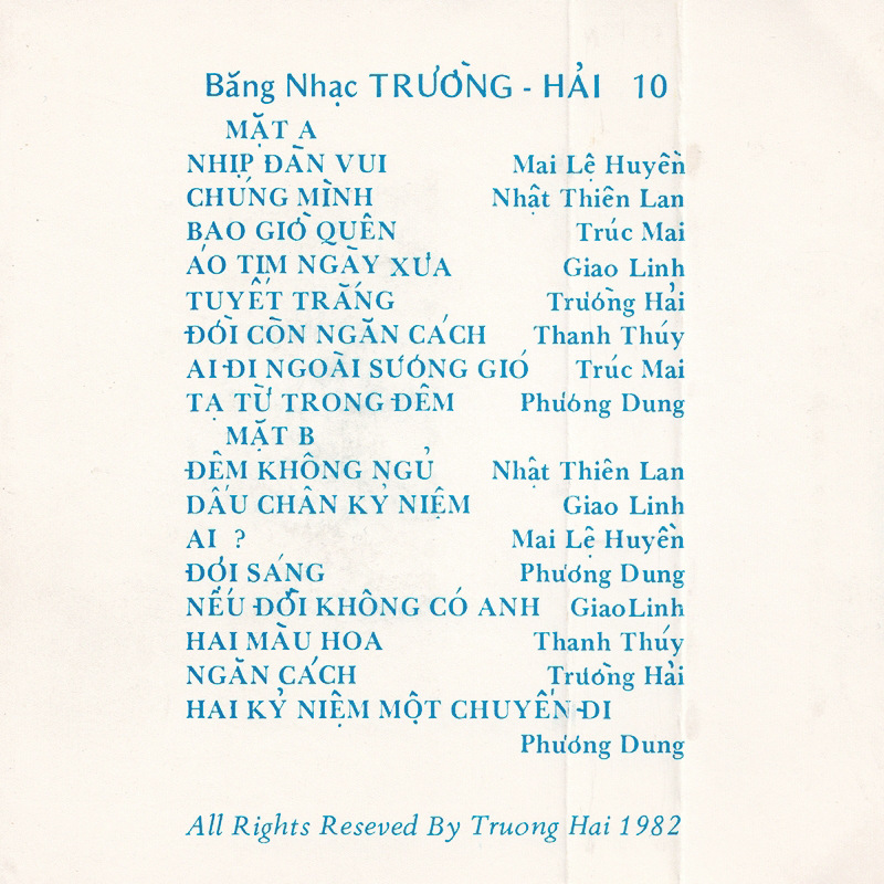 Tape Trường Hải 10