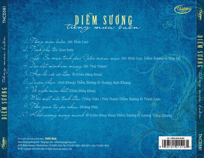 Thúy Nga CD581 - Tiếng Mưa Buồn