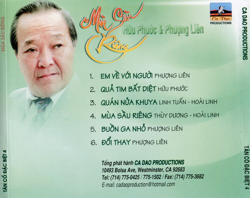 Ca Dao CD - Mùa Sầu Riêng