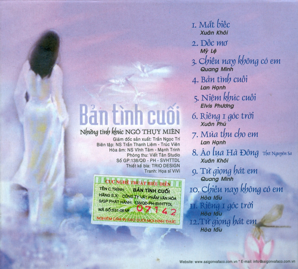 Vafaco CD - Bản Tình Cuối