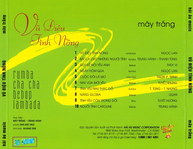 Hải Âu CD004 - Vũ Điệu Tình Nồng