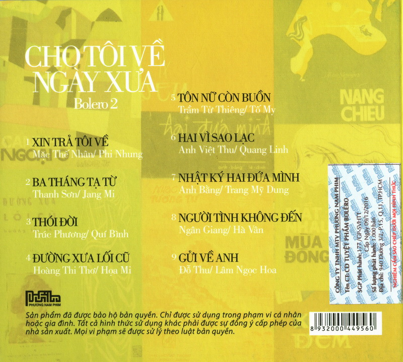 Phương Nam CD - Cho Tôi Về Ngày Xưa