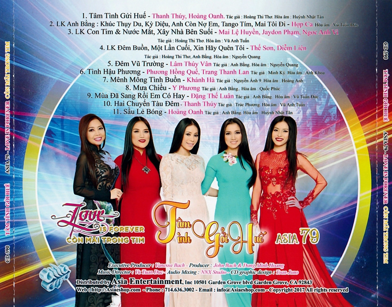 Asia CD390 - Tâm Tình Gửi Huế