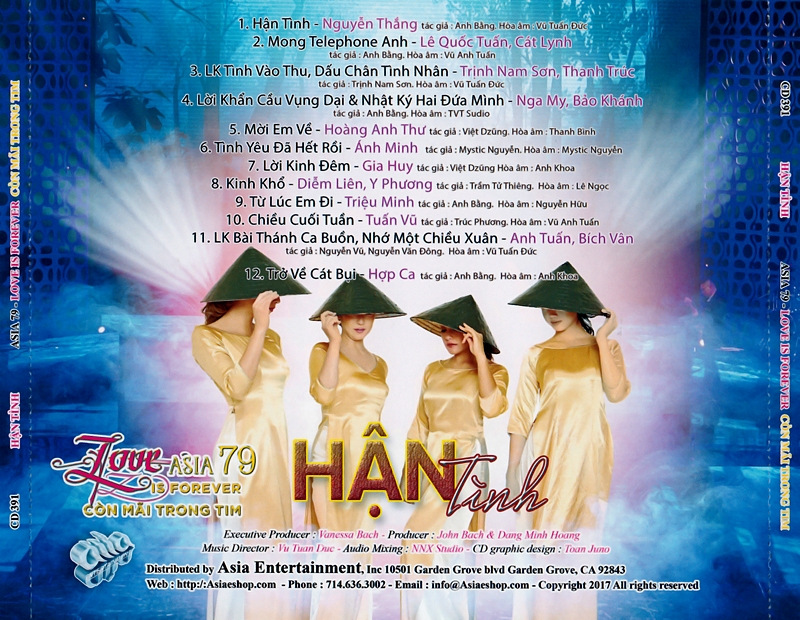 Asia CD391 - Hận Tình