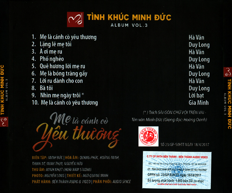 Bến Thành CD - Mẹ Là Cánh Cò Yêu Thương