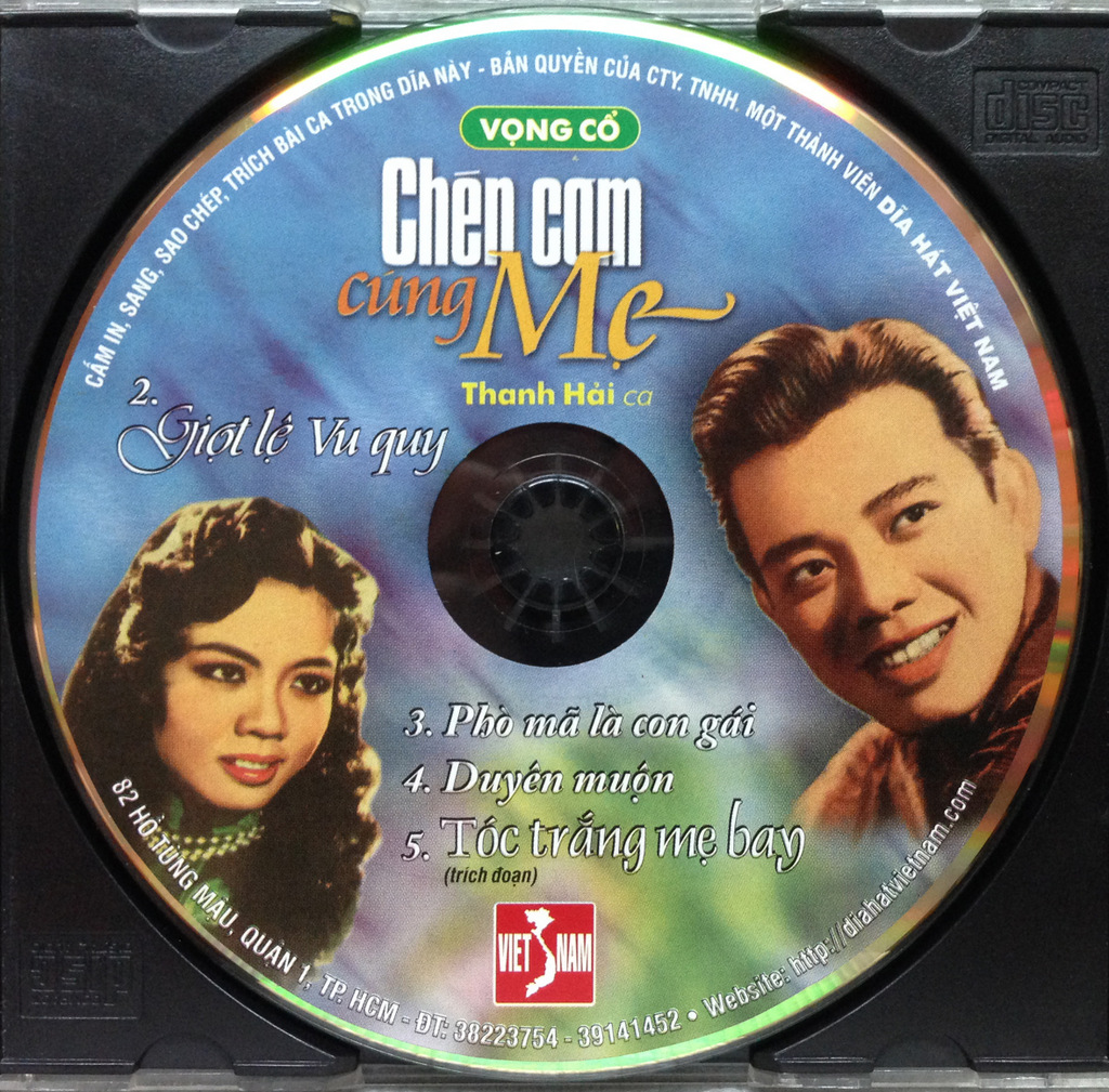Đĩa Hát Việt Nam CD - Chén Cơm Cúng Mẹ