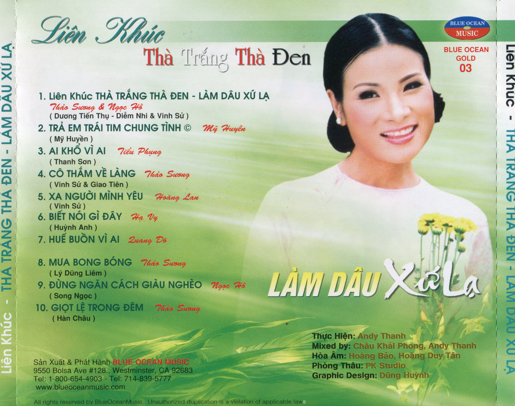 Blue Ocean CD03 - Liên Khúc Thà Trắng Thà Đen, Làm Dâu Xứ Lạ