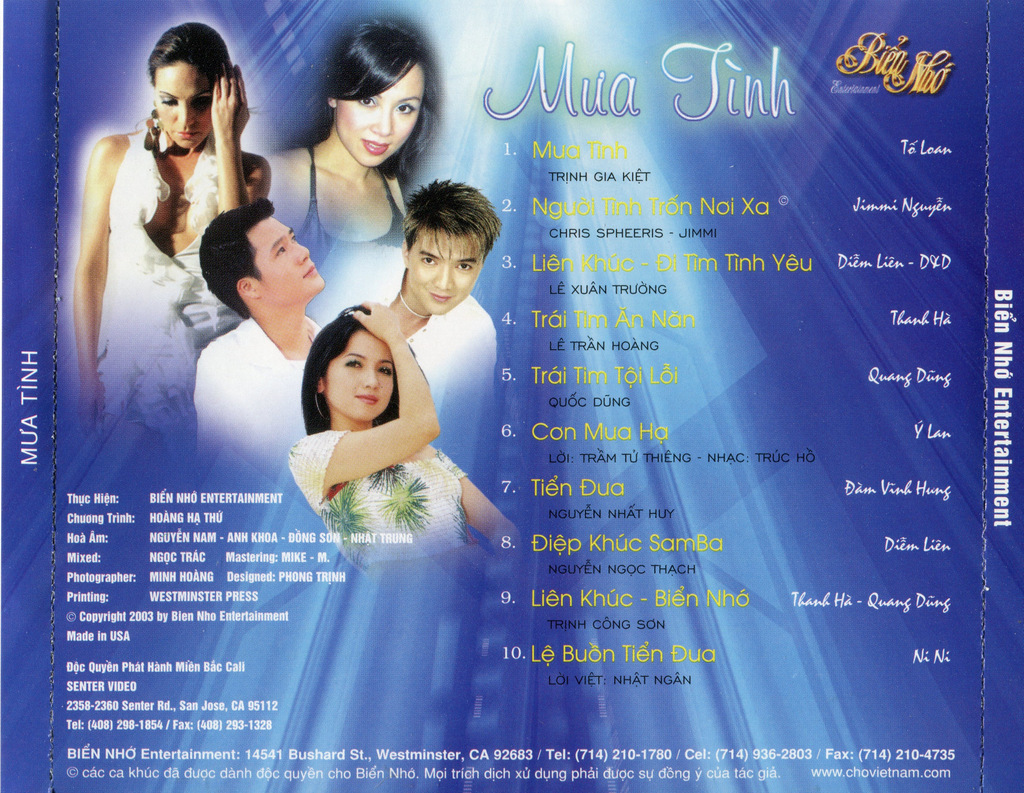 Biển Nhớ CD - Mưa Tình