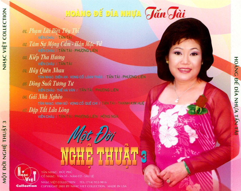 Nhạc Việt CD - Một Đời Nghệ Thuật 3