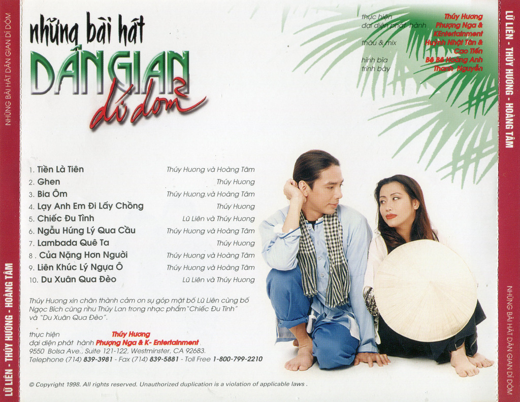 Phượng Nga CD - Những Bài Hát Dân Gian Dí Dỏm