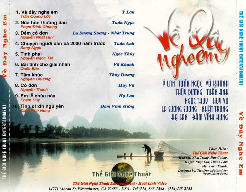 Thế Giới Nghệ Thuật CD - Về Đây Nghe Em