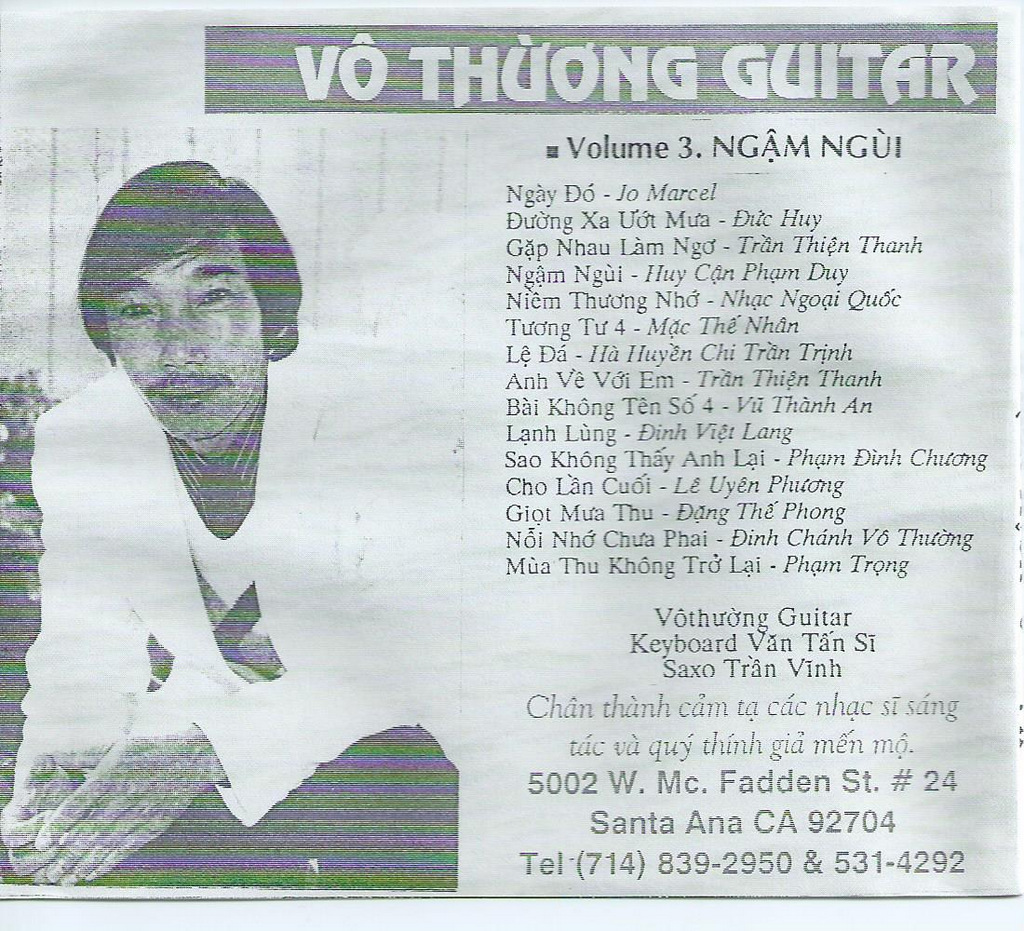 Vô Thường CD03 - Ngậm Ngùi