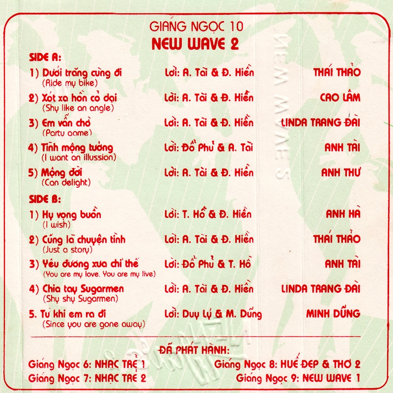 Tape Giáng Ngọc 10 - New Wave 2
